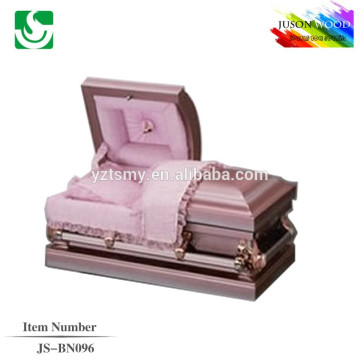 JS-BN096 wholesale best price brown gold 22G caskets